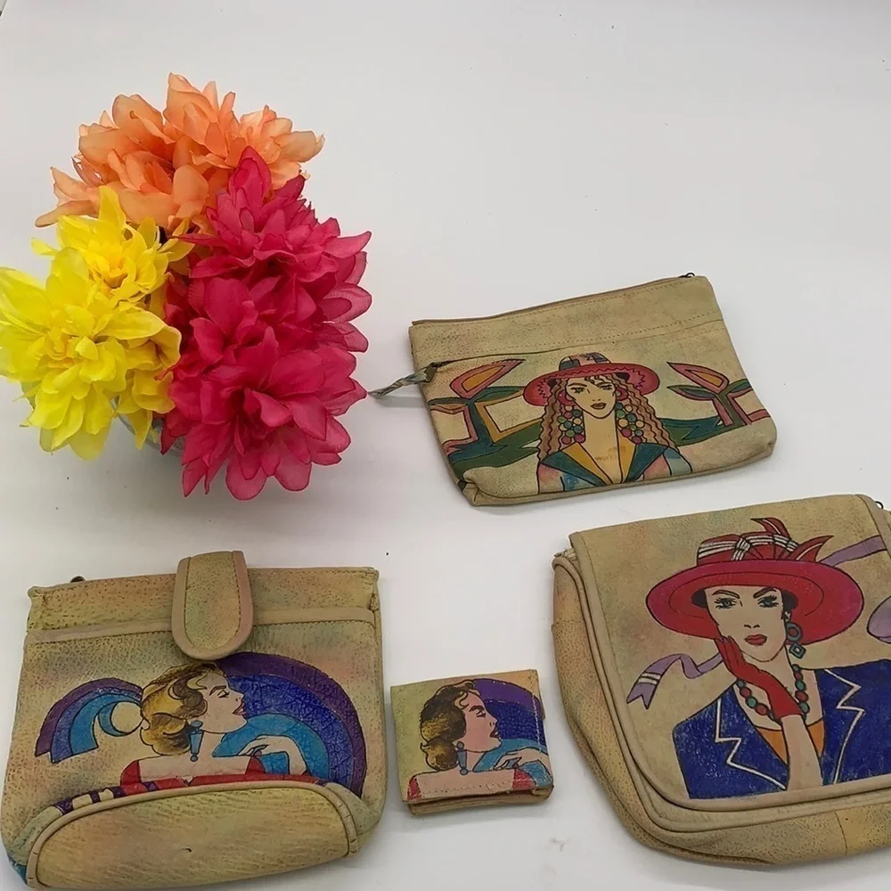 Emily Ann set of 4 bags make up bag pouches. SM1694 - Picture 1 of 11